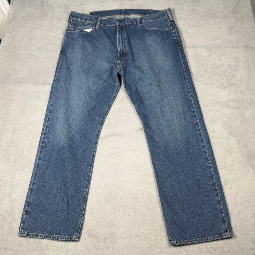 Polo Ralph Lauren Thompson Relaxed Jeans Mens 40x30 Blue Denim Medium‎ Wash